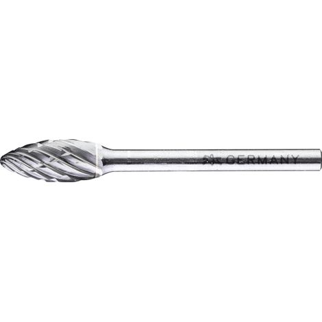 PFERD TOOLS Hartmetall Hochleistungsfrässtift ALLROUND Flamme B Ø06x13 mm Schaft-Ø 3 mm universal grob (1/3)