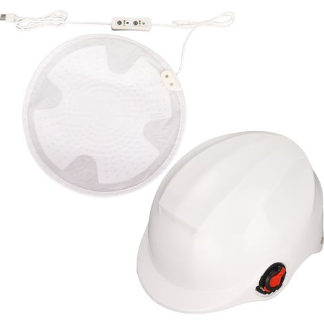 Casque laser anti-chute cheveux, soin du cuir chevelu, appareil régénération capillaire 232 LED, chapeau USB blanc, traitement repousse cheveux (1/5)