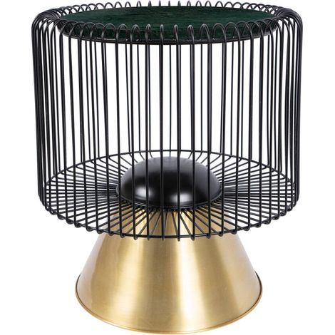 Table d'appoint malibu 125 - Vert, noir, or