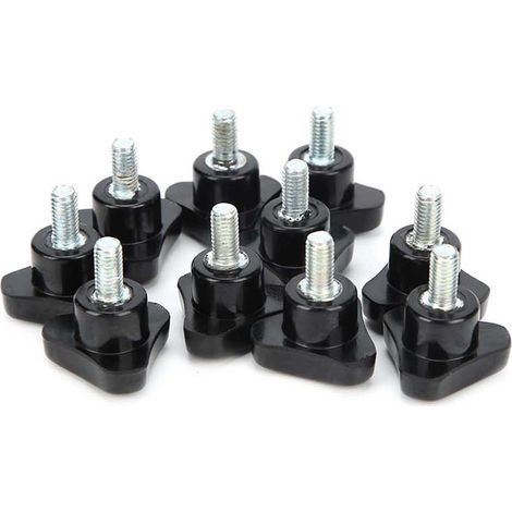 Lot de 10 vis triangulaires à main réglables en acier inoxydable pour tour et perceuse (1/5)