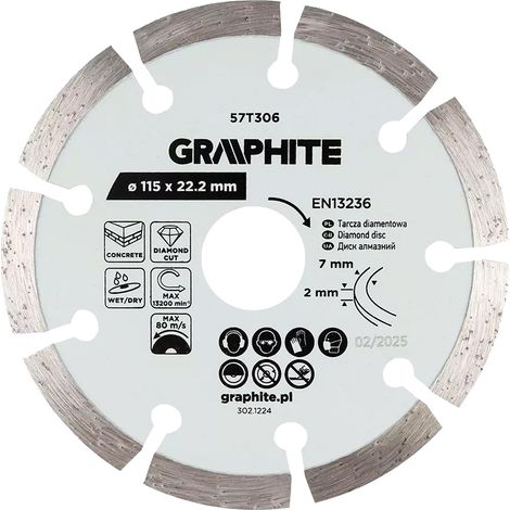 DISCO DIAMANTATO ø 115 mm - foro 22,2 mm ø 115 mm - foro 22,2 mm