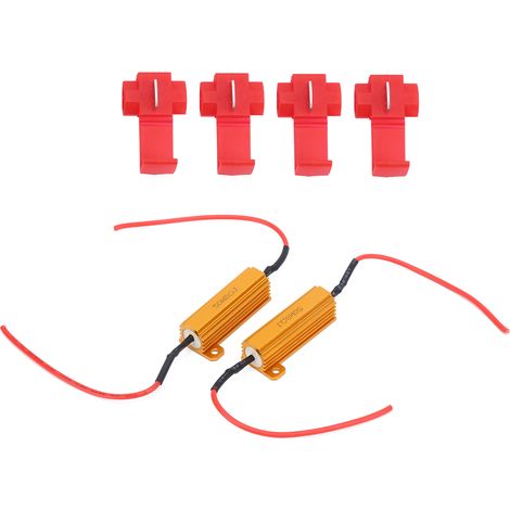 Stück 50W 8Ω LED-Fehlerfreier Canbus-Lastwiderstand für Scheinwerfer, Nebelscheinwerfer und Tagfahrlichter
