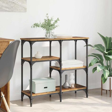 Console Table Old Wood 80 x 29 x 75 cm Engineered Wood vidaXL (1/5)