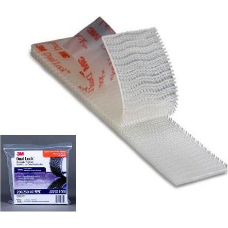 3M cinta dual lock 3m transparente 25mmx3m , 0BOLSA , 3M cinta dual lock 3m transparente 25mmx3m , 0BOLSA
