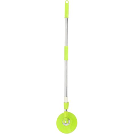 Manche de Balai Rotatif en Acier Inoxydable Tube Épaissi Télescopique, Accessoire pour Balai Serpillère, Adapté pour Nettoyage de Sols en Intérieur et Extérieur (1/5)