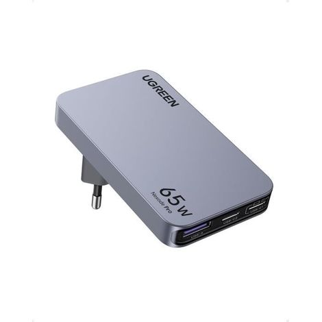 Caricatore USB C - UGREEN - Nexode Pro - 65W - 3 Porte - Adattatore Internazionale (1/5)