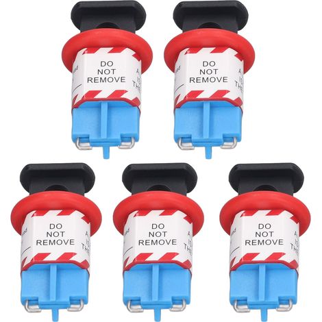 5 isolierte Sicherheitsverriegelungen für Miniatur-Leistungsschalter, interne Verriegelungsstifte für industrielle Trennvorrichtungen, elektrisches Verriegelungsset (1/5)