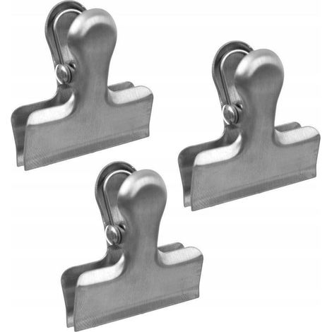 Orion Clips de fermeture acier inoxydable argentée