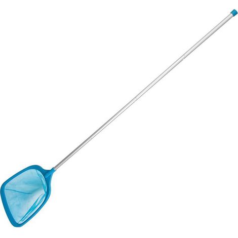 Épuisette de piscine fine de 1,6 mètre avec tige télescopique, (1,53 m) (1/3)