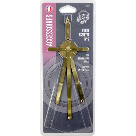 PORTA PLATOS DE PARED X1 N 2 20/28 CM ANZUELO FRANCÉS 1219