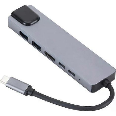 Station d'accueil 6 en 1 USB-C - HDMI, RJ45, pour Nintendo Switch - (1/5)
