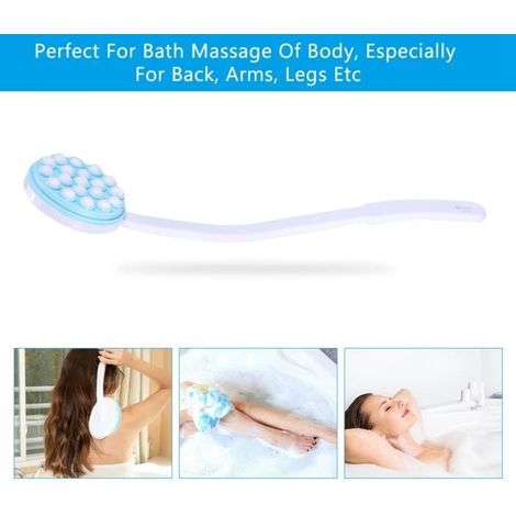 Applicateur de lotion à long manche, application de crème et de lotion, brosse de bain, masseur à long manche STRE (1/4)