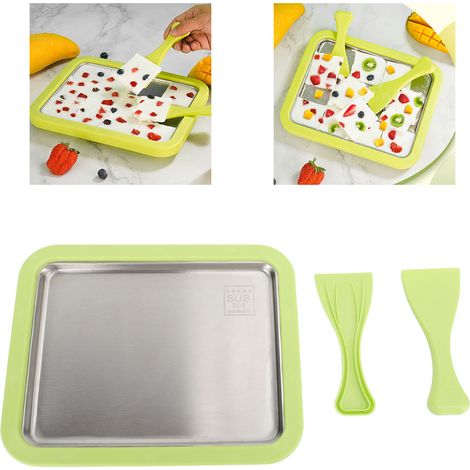 Yaourtière maison, mini sorbetière pour enfants, mini sorbetière en acier inoxydable, sans électricité. (1/5)