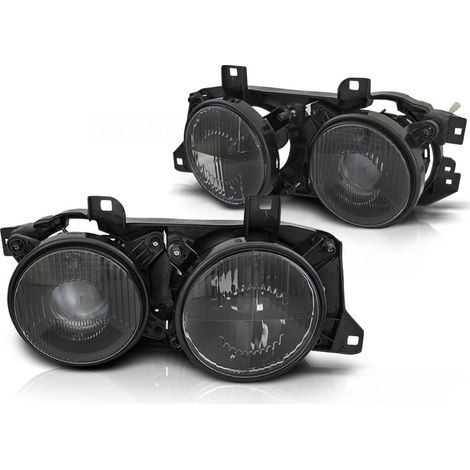 Faros BMW E32/E34 NEGRO
