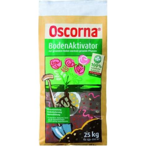 Oscorna activateur de sol 25 kg Conditionneur de sol gazon fruits légumes fleurs engrais