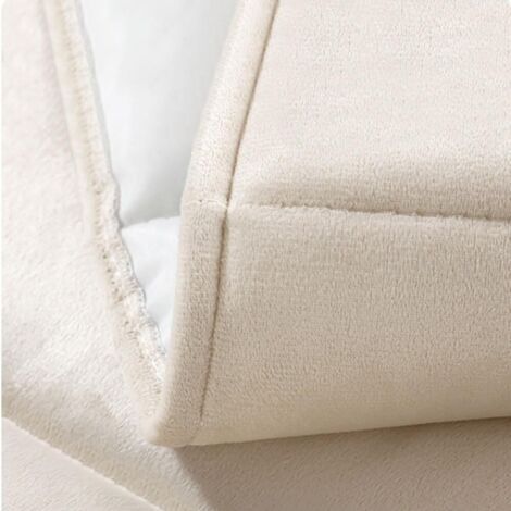 Copritestiera elasticizzato - Protezione tinta unita 160 cm, beige (1/4)