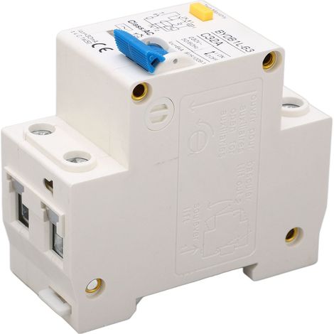 Interrupteur de protection contre les fuites de courant 1P+N, disjoncteur miniature 30 mA, 230 V, 32 A (1/5)