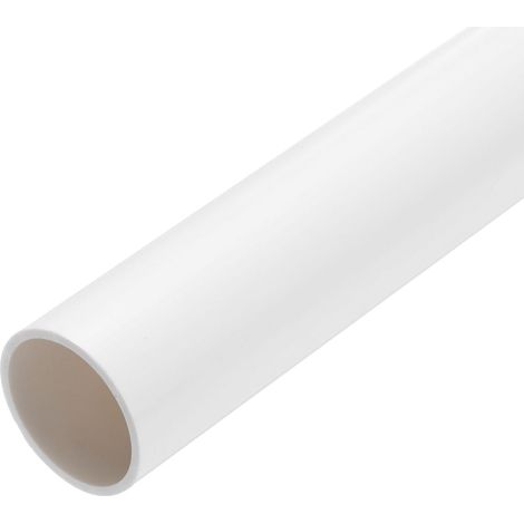 Tube Rigide en PVC de 1 Pouce, Tuyauterie Ronde, Matériel de Tuyauterie 28,6 mm ID 32 mm OD 9" Longueur Blanc Haute Résistance pour Loisirs Créatifs (1/5)