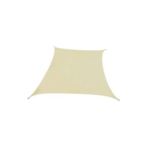 VELA OMBREGGIANTE POLIESTERE QUADRA BEIGE mt.4x6 VETTE
