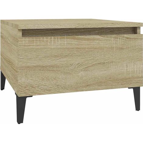Maison Exclusive - Mesa auxiliar madera contrachapada roble Sonom (1/5)