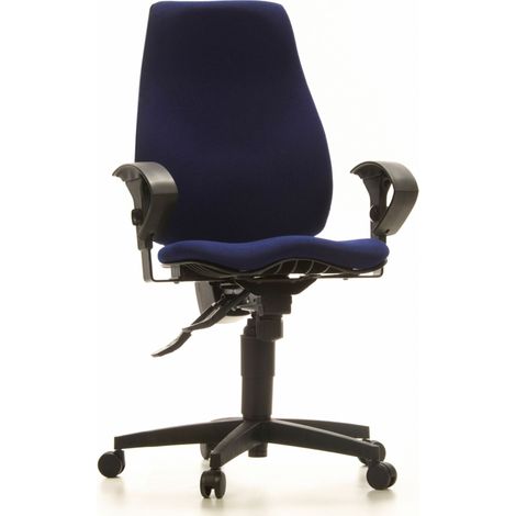 Topstar Bürostuhl / Drehstuhl SYDNEY PRO Stoff dunkelblau (1/5)