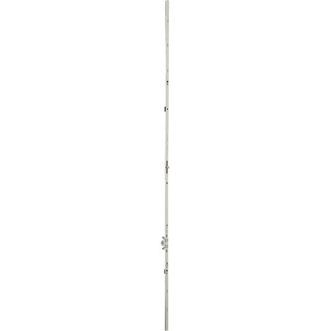 Crémone ouvrant à la française Unijet pour fenêtre PVC – Acier FerGuard® – Verrouillage multipoints – Axe 15mm, H. 1280mm – Ferco By Thirard