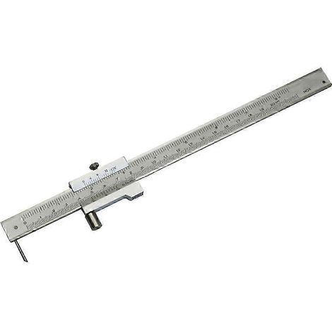 Pied à coulisse à vernier 0-200 mm, pied à coulisse à vernier parallèle en acier inoxydable, trusquin, outil de mesure (1/5)