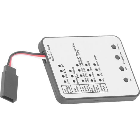 Carte de programmation pour voiture télécommandée ZD Racing, carte de programmation LED, carte de programmation ESC (1/5)