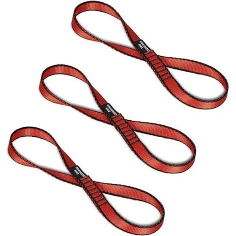 Sling D'Escalade En Nylon - 18 mm - Résistance 23 kN - Certifié CE EN566 - Pour Escalade Rocaille Rappel Alpinisme Ancrage Urbain - 1 Pièce (1/3)