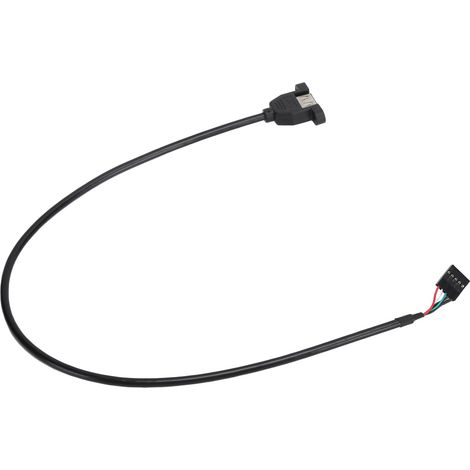 USB 2.0-Buchse auf 5-Pin-Mainboard-Verlängerungskabel, HiFi-Übertragung, 0,4 Meter lang (1/5)