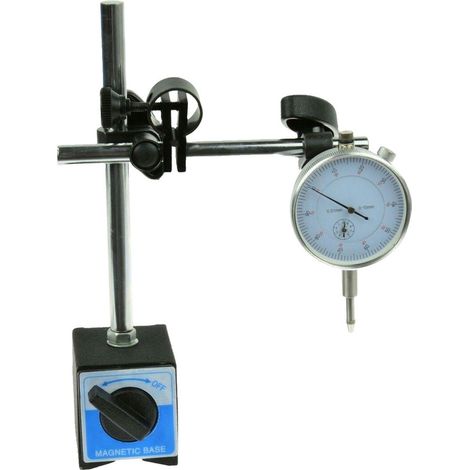 Comparateur à cadran 10/0,01 mm sur support magnétique (10)