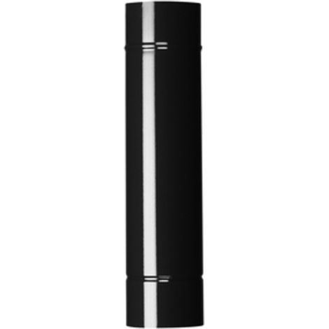 TUBO PER STUFA H 50 CM D 15 CM NERO OPACO- 6,0 pz