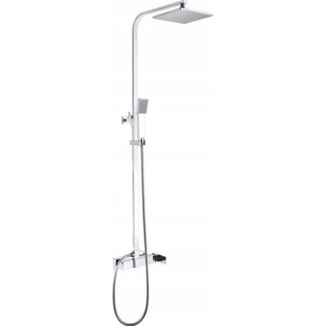 CUBE CHROME MITIGEUR DOUCHE PLUIE (1/2)