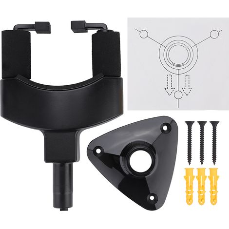 Sichere Wandhalterung für Gitarre, Bass und Ukulele – Stabiler Instrumentenhalter (1/5)