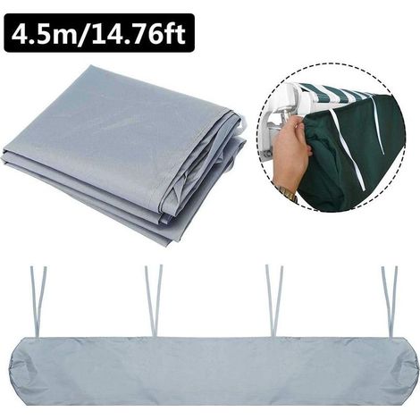 – Housse de protection pour auvent 4,5 m – Tissu Oxford imperméable – Résistant aux UV – Pour stores bannes manuels (1/5)