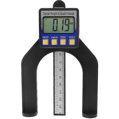 Jauge numérique de hauteur et de profondeur pour table de défonceuse portative à pieds magnétiques autoportante (1/5)