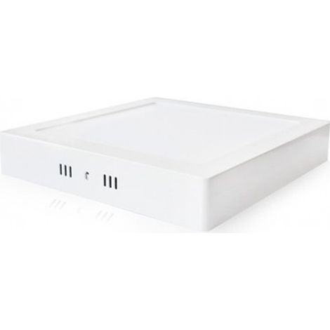 Plafonnier Hublot Quadra Led 280X280mm 18 Watts 4000K IP54 CLASSE II avec Détecteur RF MIIDEX VISION-EL 77908 (1/4)