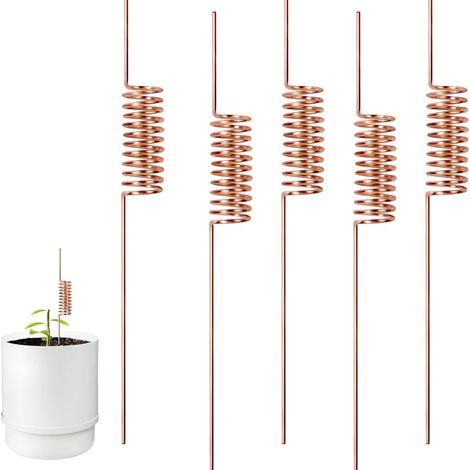 Cadre de support pour plantes en cuivre en 6 pièces – pour l'électroculture, améliorant l'énergie et les nutriments du sol. (1/5)