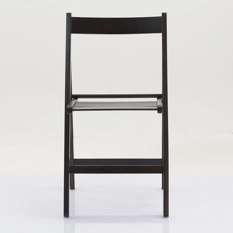 Sedia pieghevole a libro Arno - Wengè 42,5 x 47,5 H79 seduta 45 (1/4)