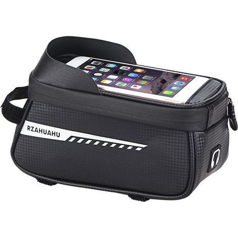 Sacoche pour téléphone portable, sacoche avant pour casque audio de vélo de route/VTT, sacoche de selle (1/5)