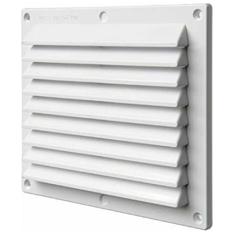 EDIL PLAST - LA VENTILAZIONE GRIGLIA RETTANGOLARE 175 X 146 MM. SENZA RETE BIANCO B1714B
