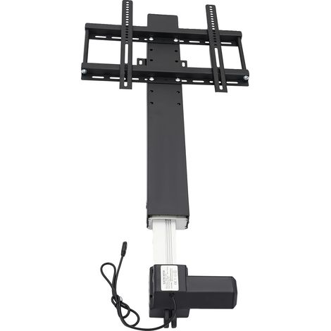 Élévateur TV, Support à télécommande, Support réglable en hauteur, noir (1/2)