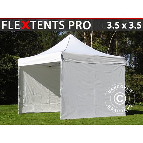 Carpa plegable Carpa Rapida FleXtents PRO 3,5x3,5m Blanco, Incl. (1/5)