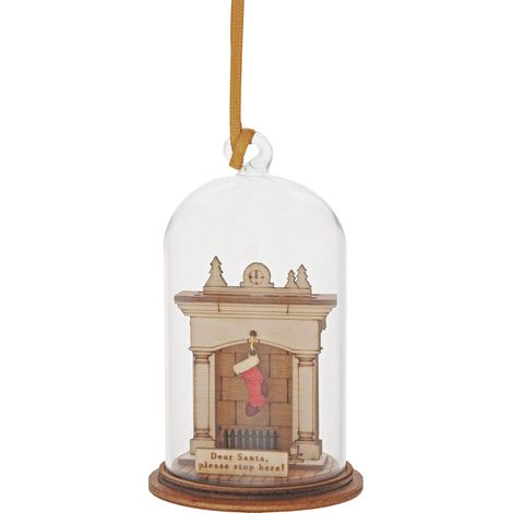 Kloche A30261 Campanello Decorativo in Vetro Babbo Natale (1/3)