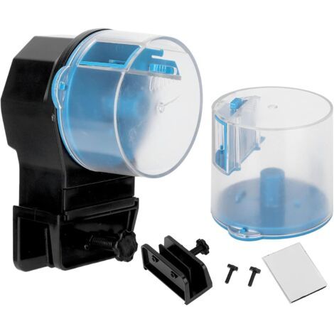 Mangeoire automatique à poissons pour aquarium - Flocons granulés secs - Distributeur de nourriture au design unique - Convient pour les mangeoires à volaille - Machine d'alimentation intelligente (1/5)