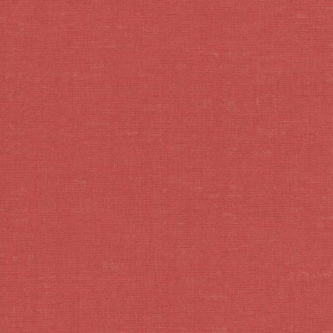 Papier peint intissé uni rouge Tapisserie texturée aspect textile Papier peint gaufrage monochrome style minimaliste idéal pour couloir (1/3)