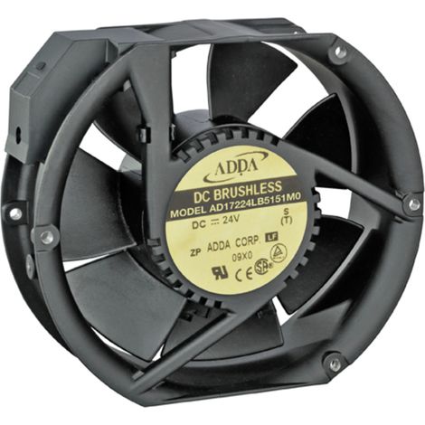 ADDA AD17224LB5151M0 Axiallüfter 24 V/DC 501.2 m³/h (L x B x H) 172 x 150 x 51 mm