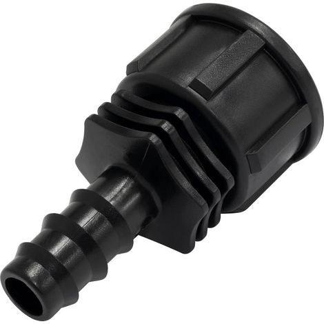 C73795 - Confezione da 5 raccordi femmina a innesto rapido Ø16 mm x 3/4'' con dado per tubo di irrigazione a goccia Ø16 mm - Connettore per sistema di irrigazione (1/5)