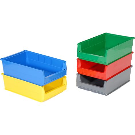 PROVOST - Bac à bec Systembox gerbable en polyéthylène vert - Dimensions 500 x 310 x 145 mm - Lot de 14