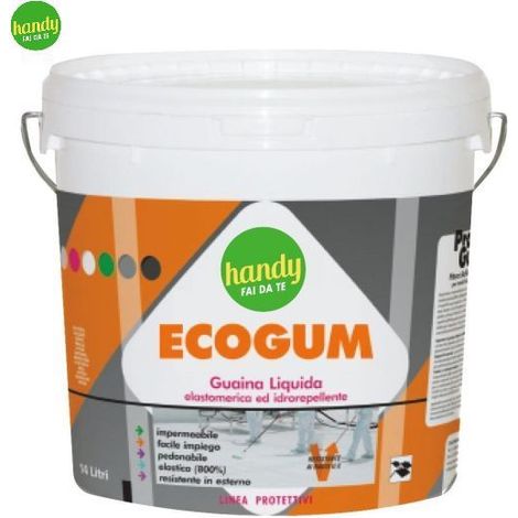 Guaina liquida elastomerica pedonabile Handy 14Lt Rosso (1/3)